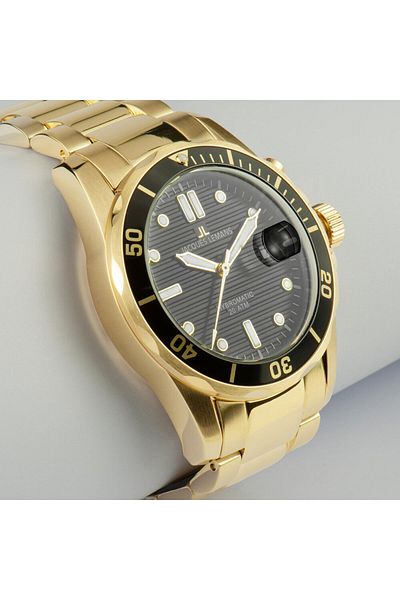 Jacques Lemans Mens Watch 1-2170m, Quartz, 41mm, 20atm