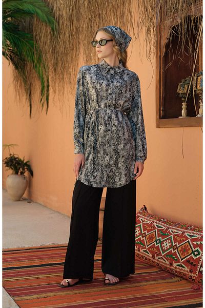Fatma Atasoy Iron-On Black Linen Trousers