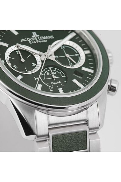 Jacques Lemans Mens Watch 1-2115g, Quartz, 44mm, 10atm