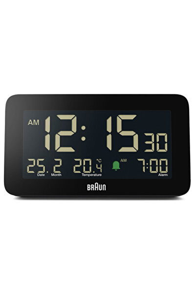 Braun Bc10b Siyah Dijital Alarmlı Masa Saati