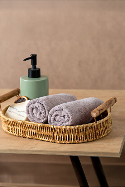 Rikka Home 100% Cotton Coresoftair Premium, Extra Soft and Voluminous Hand/Guest Towel Set (2 Pieces 33X33Cm)