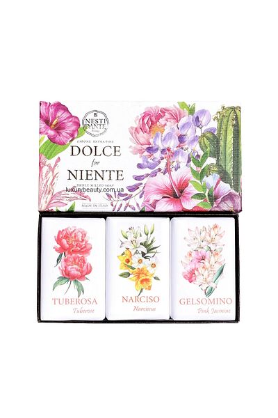 Nesti Dante Dolce Far Niente Soap Set 3*150Gr | General Care |   Narcissus and Pink Jasmine
