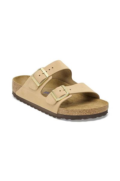 Birkenstock Arizona Sfb Nu Women's Slippers 1019016-Brown - Snikstra