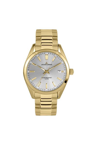 Jacques Lemans Mens Watch 1-1859k, Quartz, 40mm, 10atm
