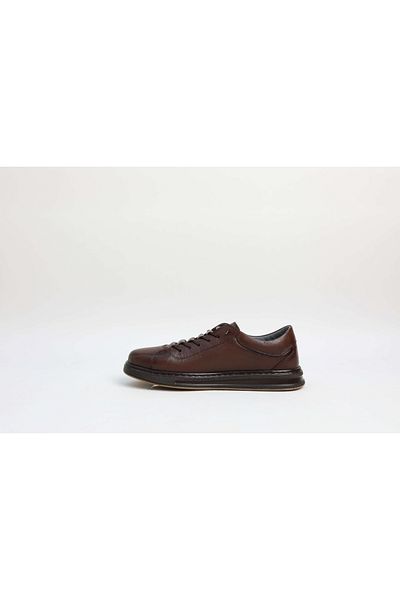 Greyybull Shoes καφέ ελαστικά ανδρικά sneakers-δερμάτινα αθλητικά