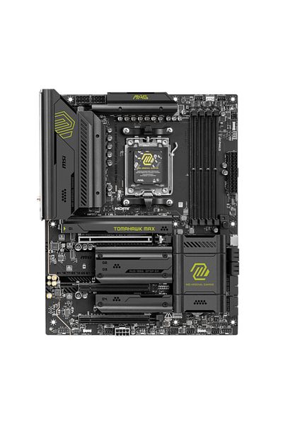 MSI Mag B850 Tomahawk Max WiFi مقبس Am5 DDR5 8400(OC)mhz ATX اللوحة الأم للألعاب