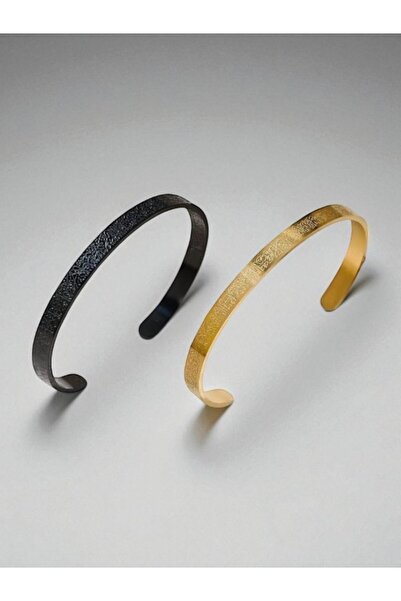 deryora Ayetel Kursi Couple Bracelet Stainless Steel Adjustable Men'S/Women's...