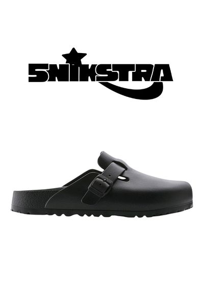Birkenstock 1002314 Boston Eva Slippers Black - Snikstra