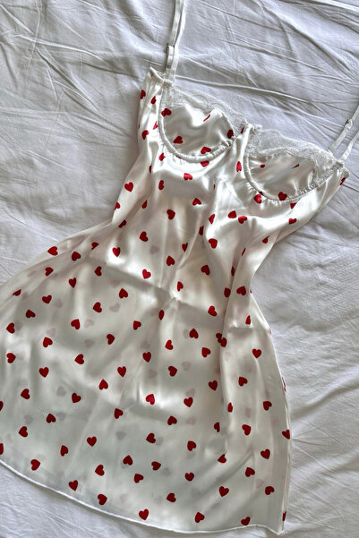 Madame Mercy Balenli göğüs kaldıran Kalp desenli beli oturtmalı zarif elbise