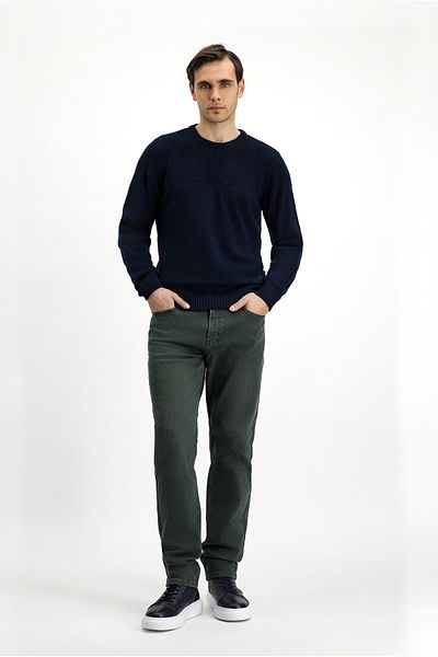 Kiğılı Crew Neck Regular Fit Patterned Knitwear Sweater