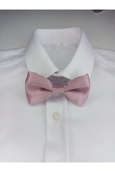 GallanD Plain Patterned Children's Bow Tie Set of 2 Birthday Wedding Special Day Practical Elastic Single Bow Tie