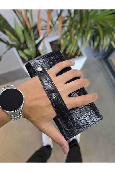 Visso leather Visso 701 Original Leather Wallet with Phone Compartment Clutch Bag Portfolio Men's Women's Leather Wallet