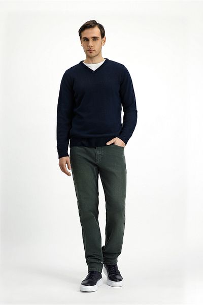 Kiğılı V-Neck Regular Fit Knitwear Sweater
