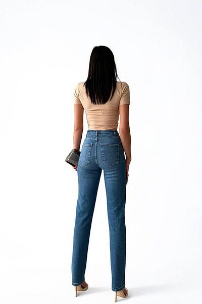 LACARINO Pantaloni de jeans pentru femei 7949s Straight Fit
