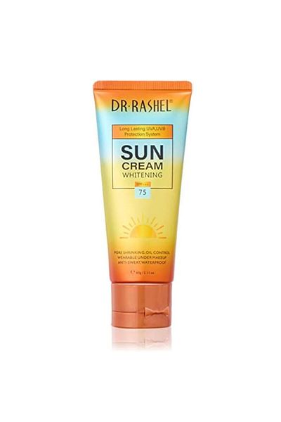 DR.RASHEL Whitening & Moisturizing Sun Cream Spf 75 60g – Uv Protection, Hydration & Brightening