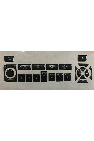 GARDENAUTO Fiat Palio Tape Keypad Plated 2006-