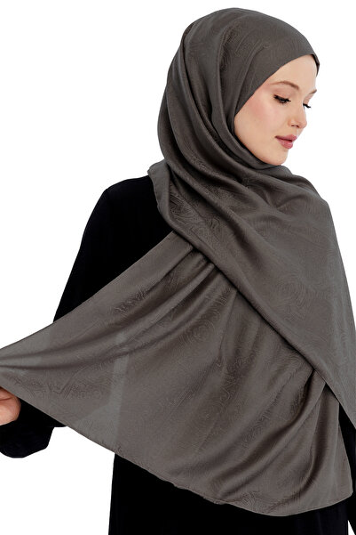 Altobeh Monogram Ethnic Pattern Shawl - Dark Mink