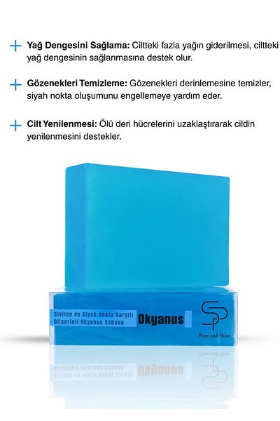 Pureandshine Anti-Mosquito and Blackhead Glycerin Ocean Soap (120 Gr)