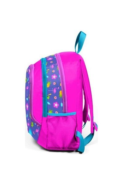 Yaygan Kids Rucsac de lectură cu model Flamingo Ananas cu trei compartimente 14366