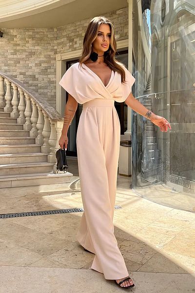 UniqueStore.ro Graciana Jumpsuit Beige