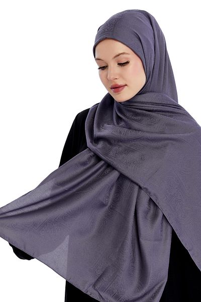 Altobeh Monogram Ethnic Pattern Shawl - Lilac