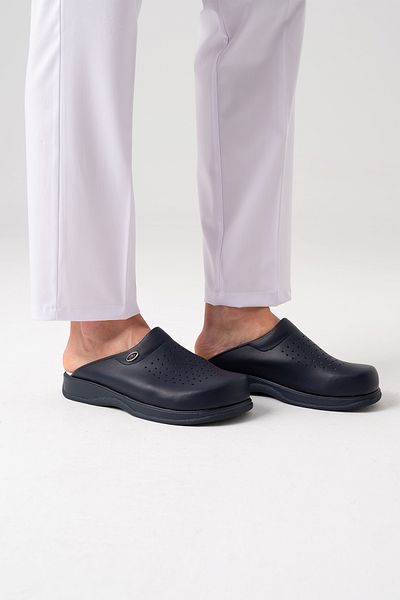 ÇİZGİ MEDİKAL Ανδρικές παντόφλες Navy Blue Prestige Cool Sabo Ορθοπεδικές Παντόφλες Νοσοκομείου Γιατρού Νοσοκόμας