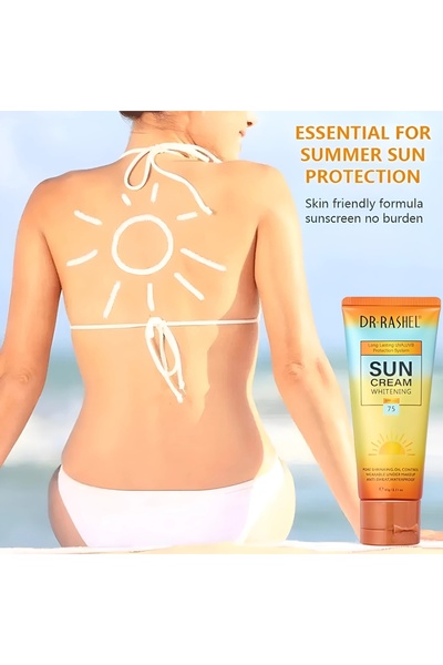 DR.RASHEL Whitening & Moisturizing Sun Cream Spf 75 – Hydrating, Brightening & Uv Protection