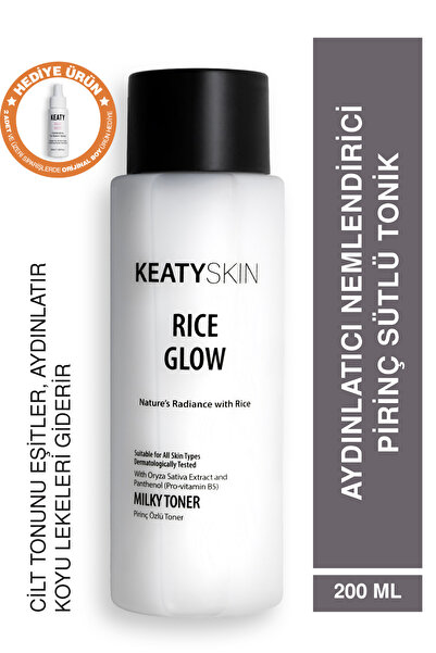 KEATY Pirinç Özlü Aydınlatıcı Nemlendirici Leke Karşıtı Milky Rice Toner | 200ml