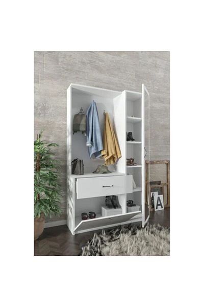 Modella Reina coat rack with mirror