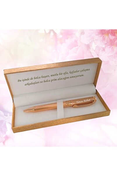 Genel Markalar Kişiye Özel Kutulu Metal Tükenmez Kalem Seti