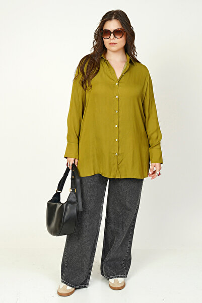 Büyük Moda Basic Satin Shirt