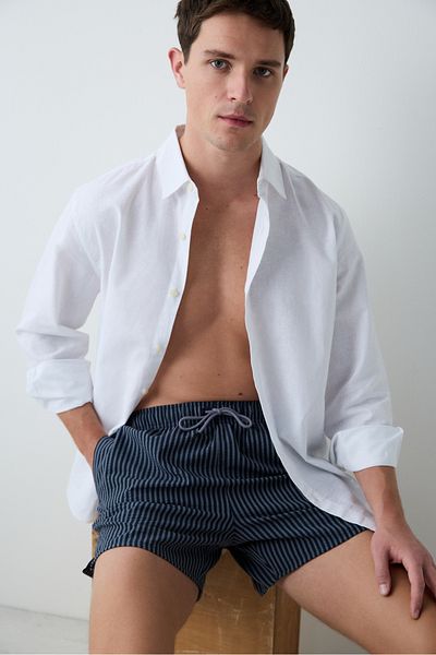 Penti Ανδρικό σορτς μαγιό Navy Blue ριγέ