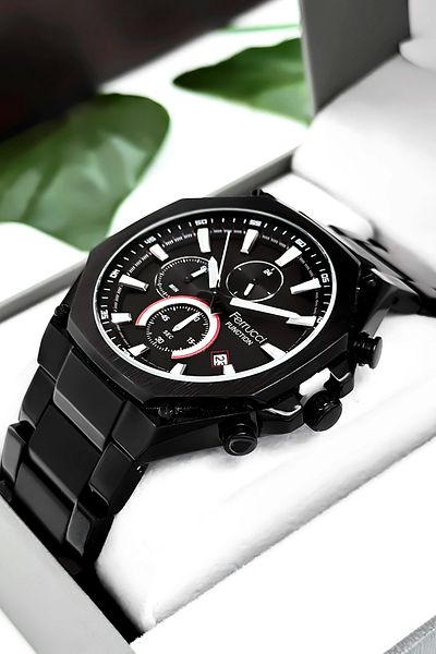 Ferrucci Function Men's Wristwatch Steel Band Steel Case 3 Atm Water Resistance Zmfer046