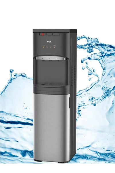 TCL Bottom Load Water Dispenser Hot/Cold/Normal , 4 L , 520 W , Stainless Steel , Black - TY-LWYR90T