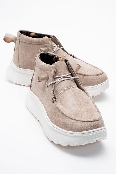 CCWAY AYAKKABI Cizme de damă MINK SUEDE