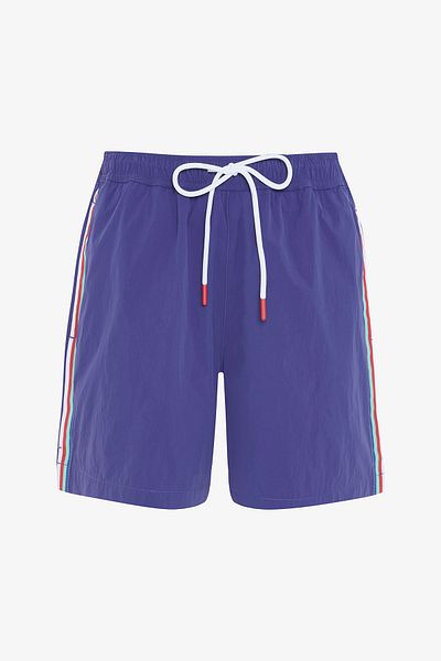 Penti Detail Poliamide Gestreifte Herren Shorts Badeanzug