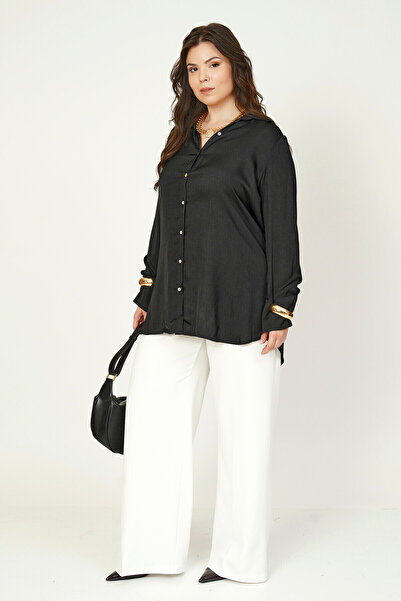 Büyük Moda Basic Satin Shirt