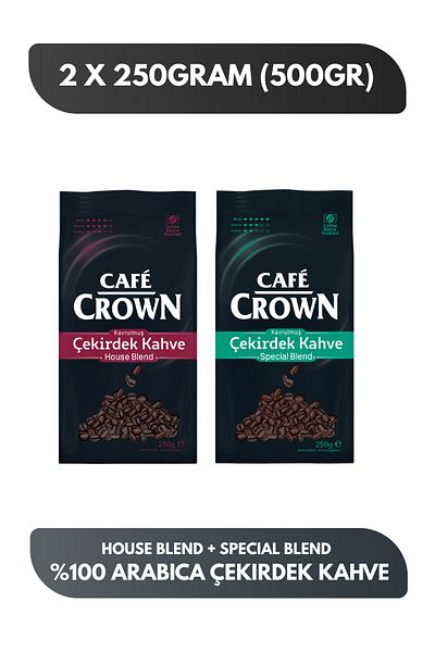 Cafe Crown Core Coffee 500g (250g House Blend 250g Special Blend)