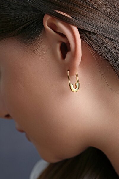 Altınkesesi 14 Ayar Altın Çengel Küpe