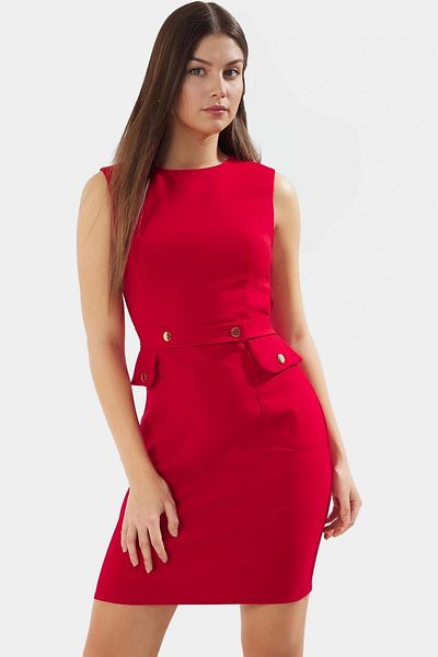 PayBuy Bodycon Mini Dress 88% Polyester 12% Elastane Summer Business Wear Comfortable and Stylish