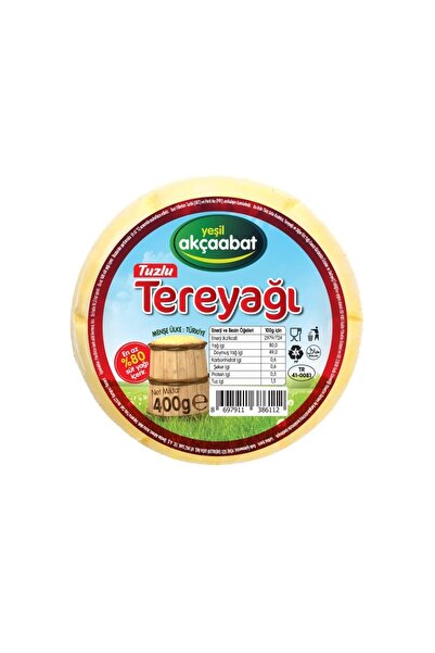 Yeşil Akçaabat Trabzon Tereyağı Tuzlu 2 X 400 gr