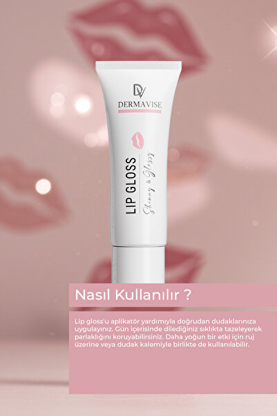 Dermavise Lip Gloss Sugar Pink ( Dudak Parlatıcı ) 10ML