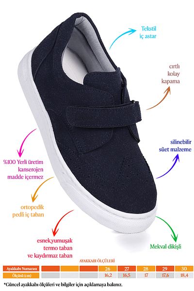 Kiko Kids Richie Velcro Daily Boys' Casual Shoes