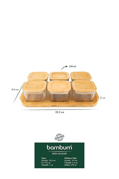 Bambum Enzo Mix 13 Piece Glass Breakfast