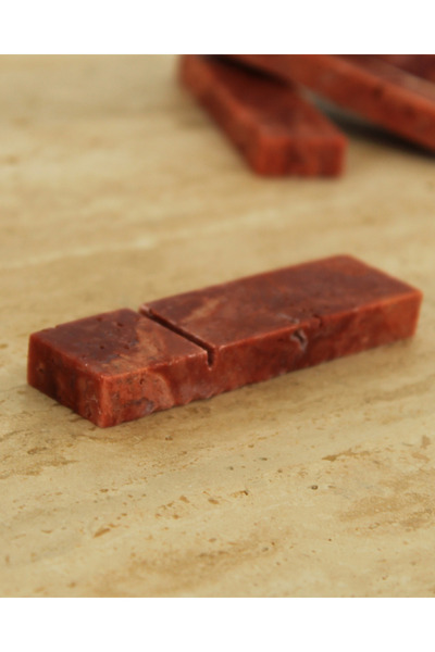 Modelce 4-Piece Travertine Cutlery Stand | Cutlery Organizer | Cutlery Suplas