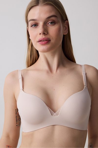 Penti Σουτιέν Eliza Non Wired Push Up Ανοιχτό Μπεζ