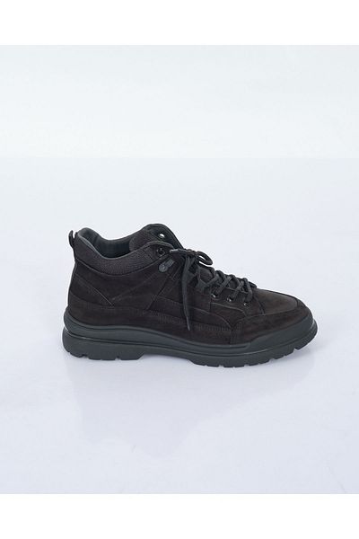 MARCO ROSSİ Ανδρικές μπότες Marcomen Minimalist Suede Lace-Up - Casual Style