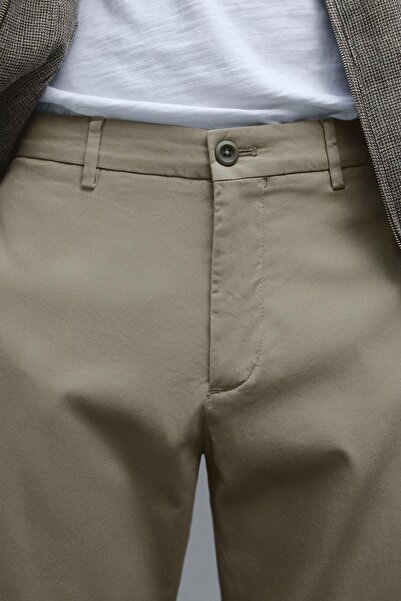 Massimo Dutti Pamuklu slim fit pantolon