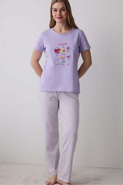 Penti Gazpacho Lilac Trousers Pajama Set