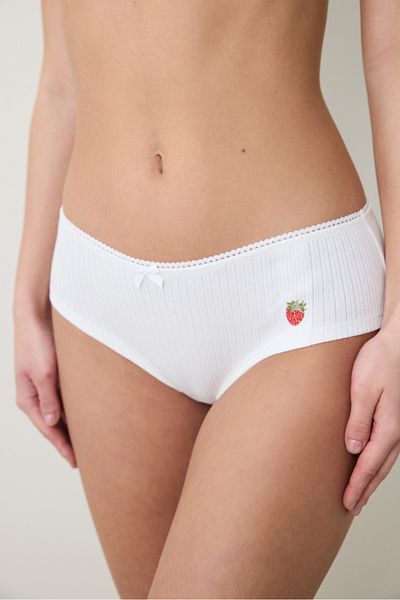 Penti Pointelle Baumwolle Hipster Schneewittchen Höschen